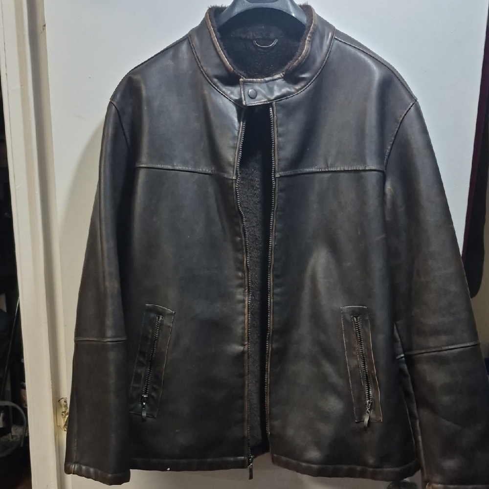 Men's Brown Leather Jacket